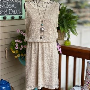 COPY - 🌾Pretty Stetson Sleeveless Lace Dress M
